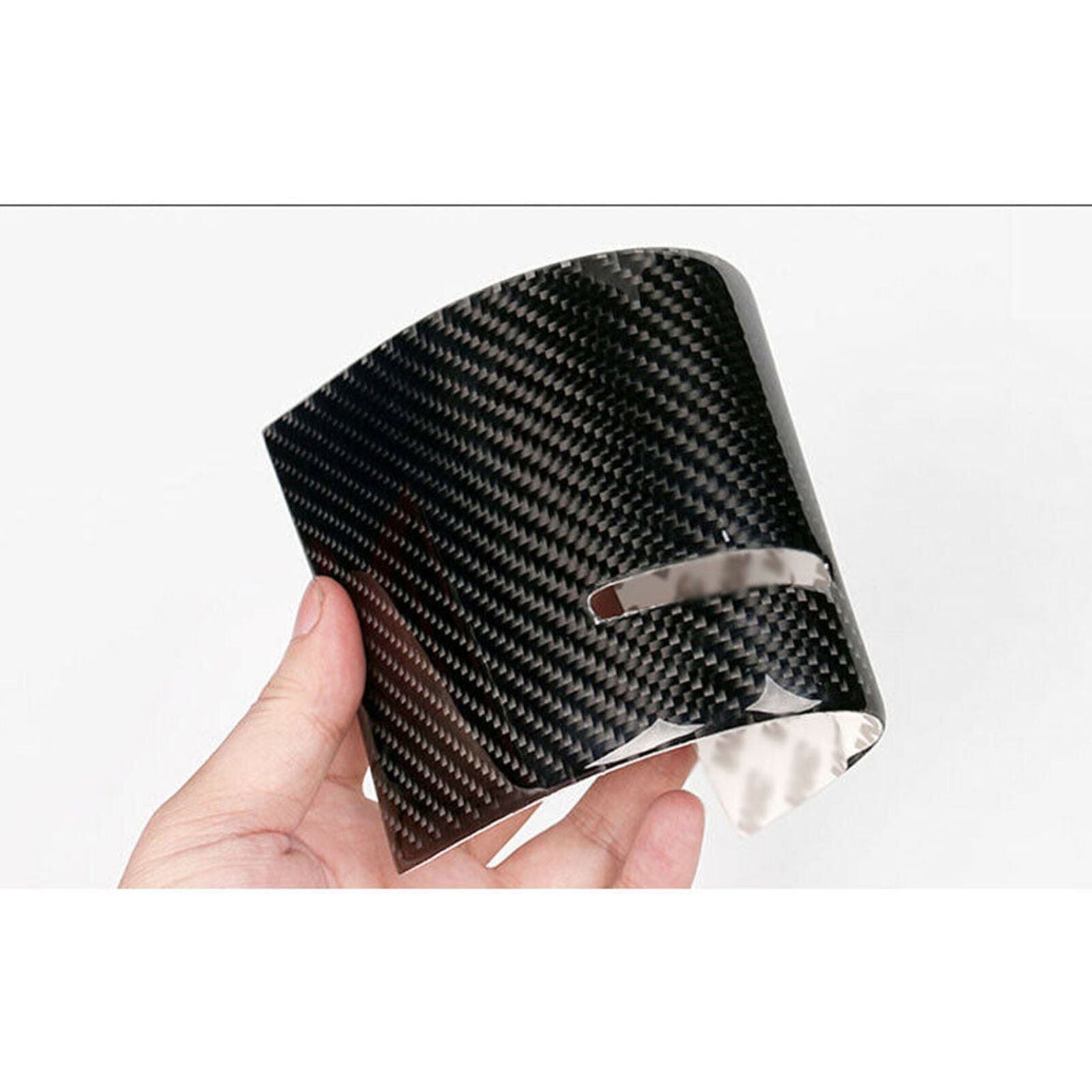 1 Set Carbon Fiber Gear Shift Panel Cover Trim For Mercedes Benz W204 2007-2013