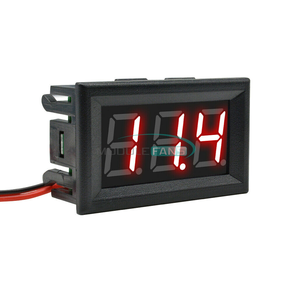 0.56"2-Wire LED Red Voltmeter Digital Voltage AC70-500V Panel Volt Ammeter Meter