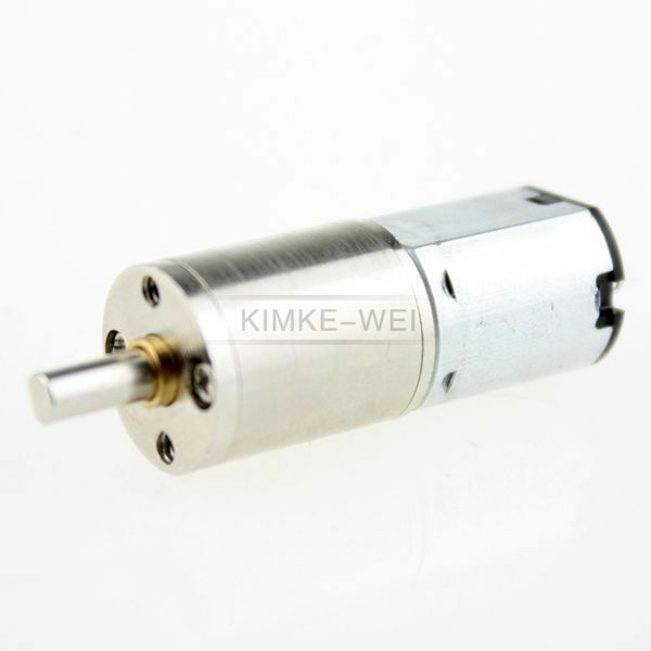 12mm 6V 60RPM Torque Gear Box Motor New