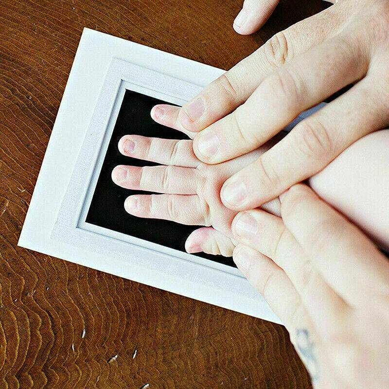 Non-Toxic Baby Hand Print Inkless Pad Touch Ink Newborn Footprint Kit Gift
