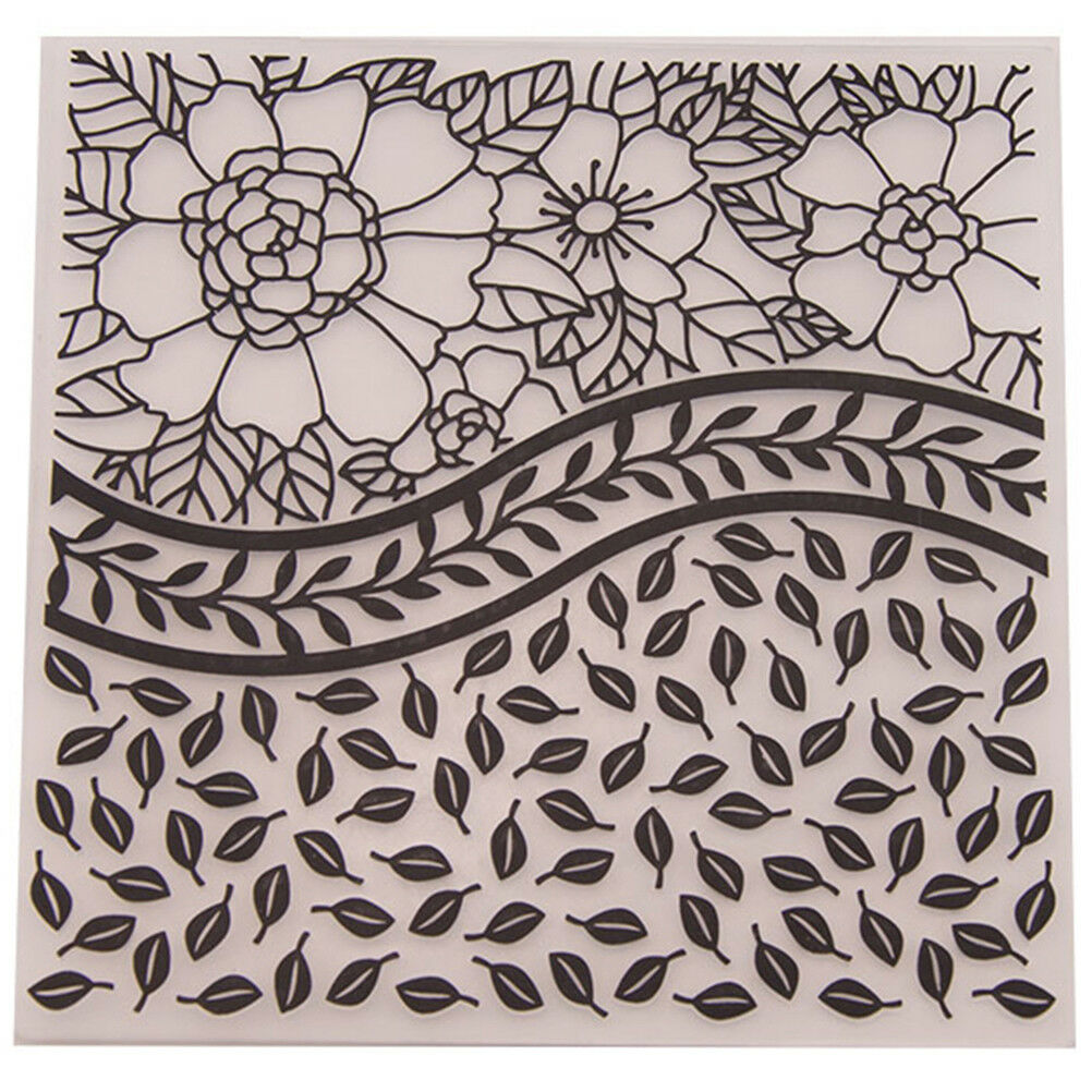leaves Embossing folders Plastic Embossing Folder For Scrapbooking DIY car.l8