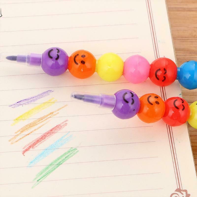 Smiley Pencil Candied Haw Crayons Educational and Learning Activities for Kids