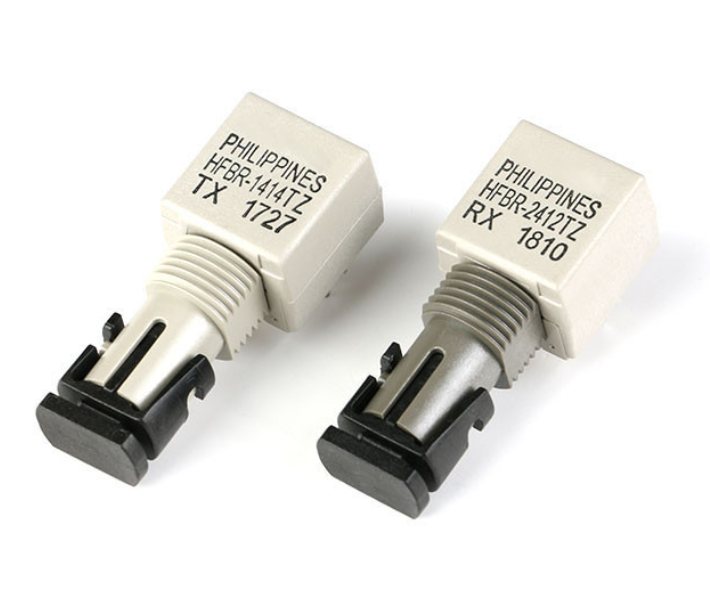 One pair HFBR-1414TZ HFBR-2412TZ screw port optical fiber transceivers