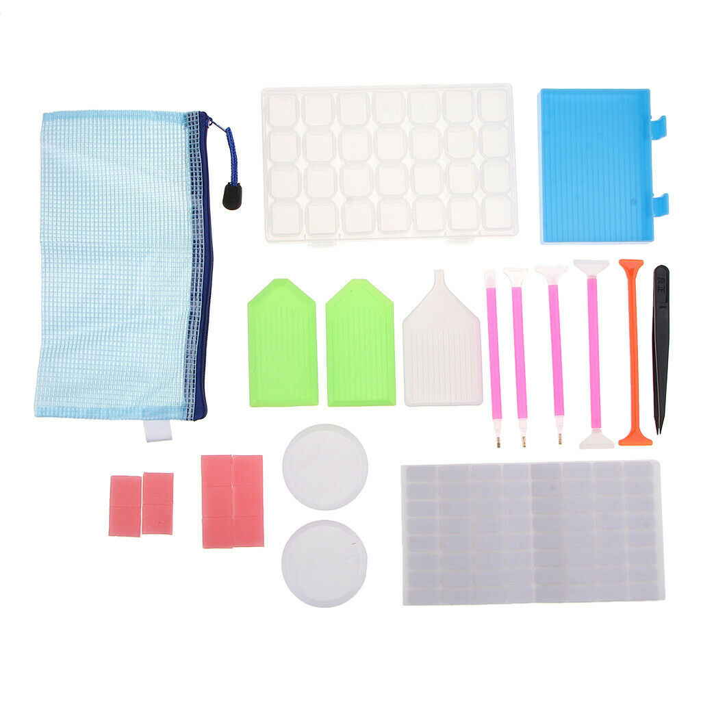 29 Pcs 5D DIY Diamond Painting Tools Kit Set Cross Stitch Accessories Including