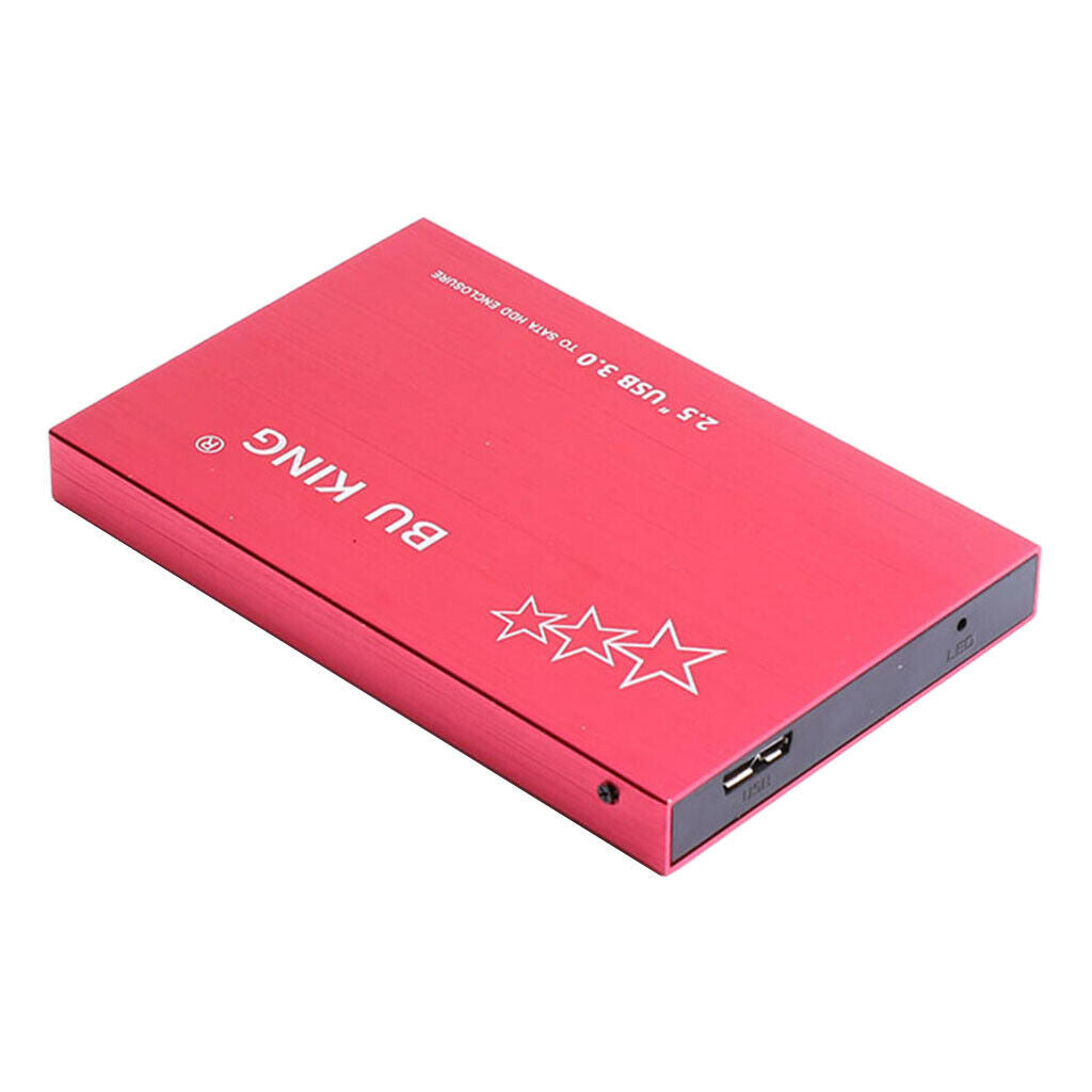 Aluminum 320GB External 2.5" USB 3.0 Hard Drive Disk HDD SATA for Laptop Red