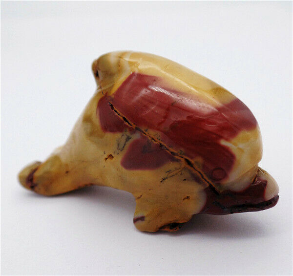 50x28x15mm Natural Mookaite Gem Carved Dolphin Statue Healing Decoration HH8137