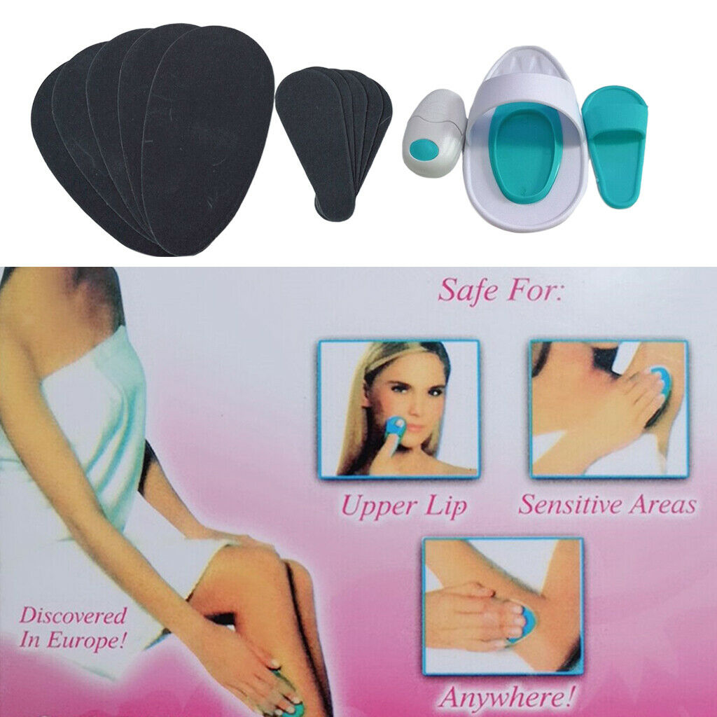 New 13pcs Smooth Skin Pads Kit Chin Top Lip Exfoliating Hair Removal Pad Set
