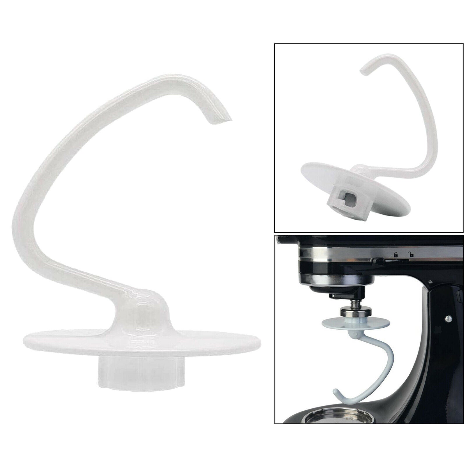Aluminum K45DH C Dough Hook Attachment for  KSM50P KSMC50S KPM50