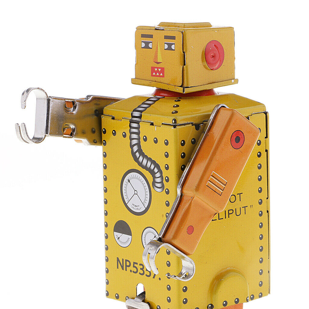 Wind Up Mechanical Walking Robot MS651 Retro Style Collectible Gift