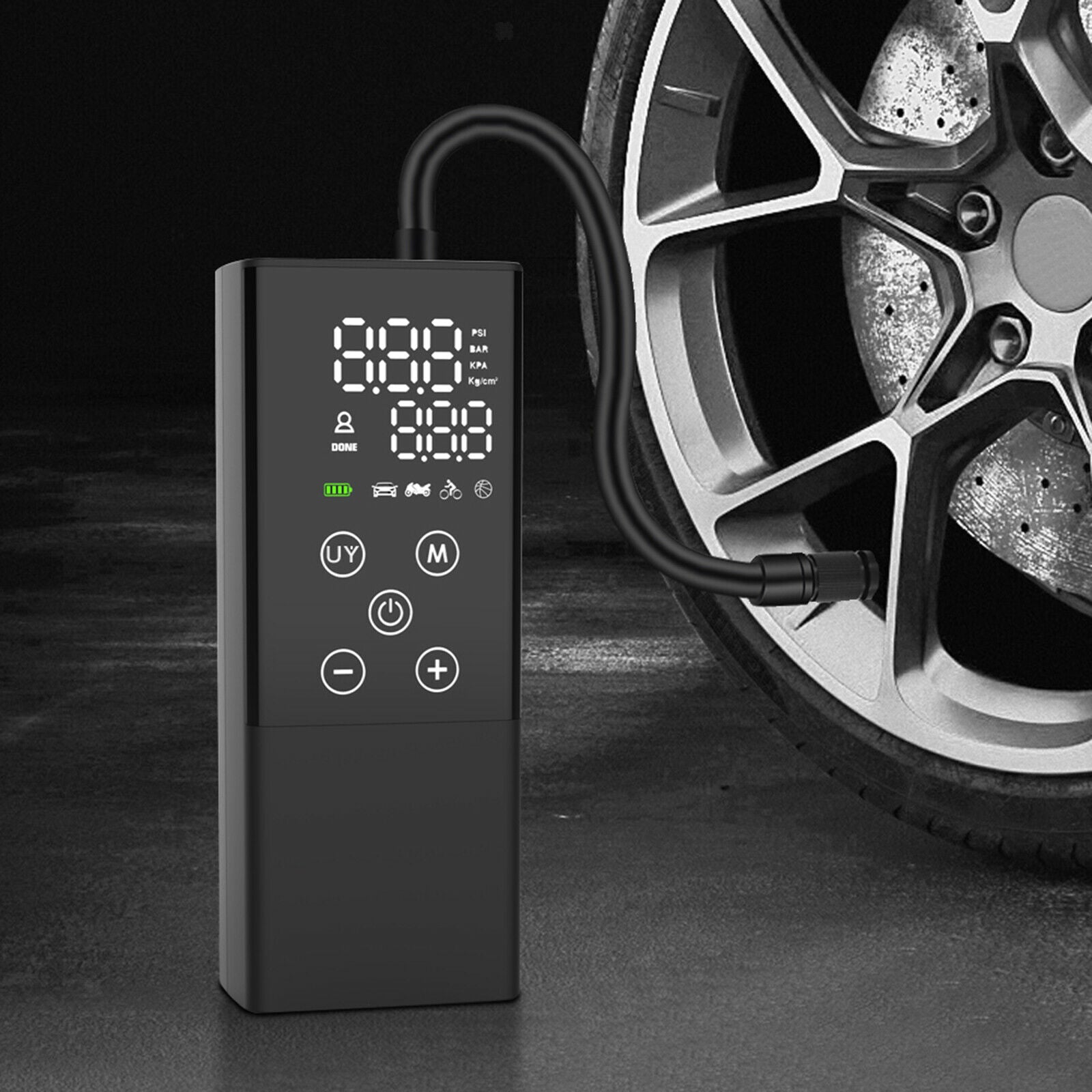 Mini Wireless Air Pump Electric Tyre Inflator Car Bicycle Air Compressor