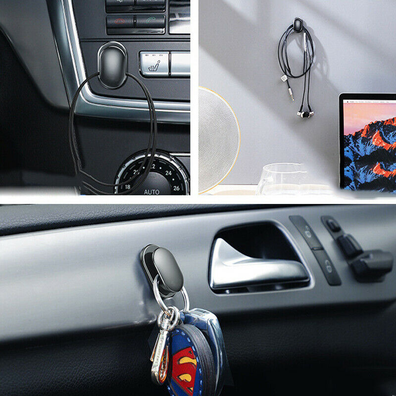 2PCS Multi-function Car Seat Paste Hook Hanger Home Household Hook Small Volume
