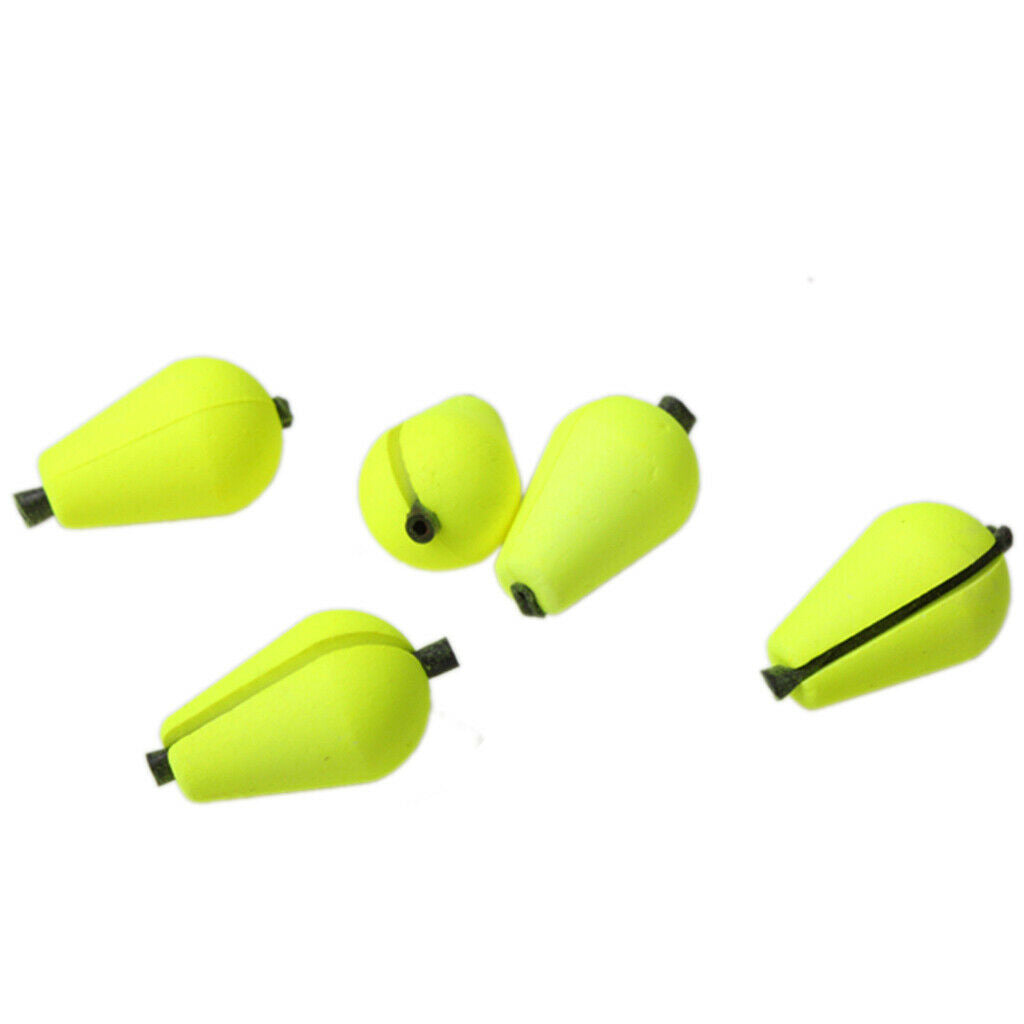 12 Yellow & Orange Tear Drop Foam Float Fly Fishing Strike Indicators Accessory