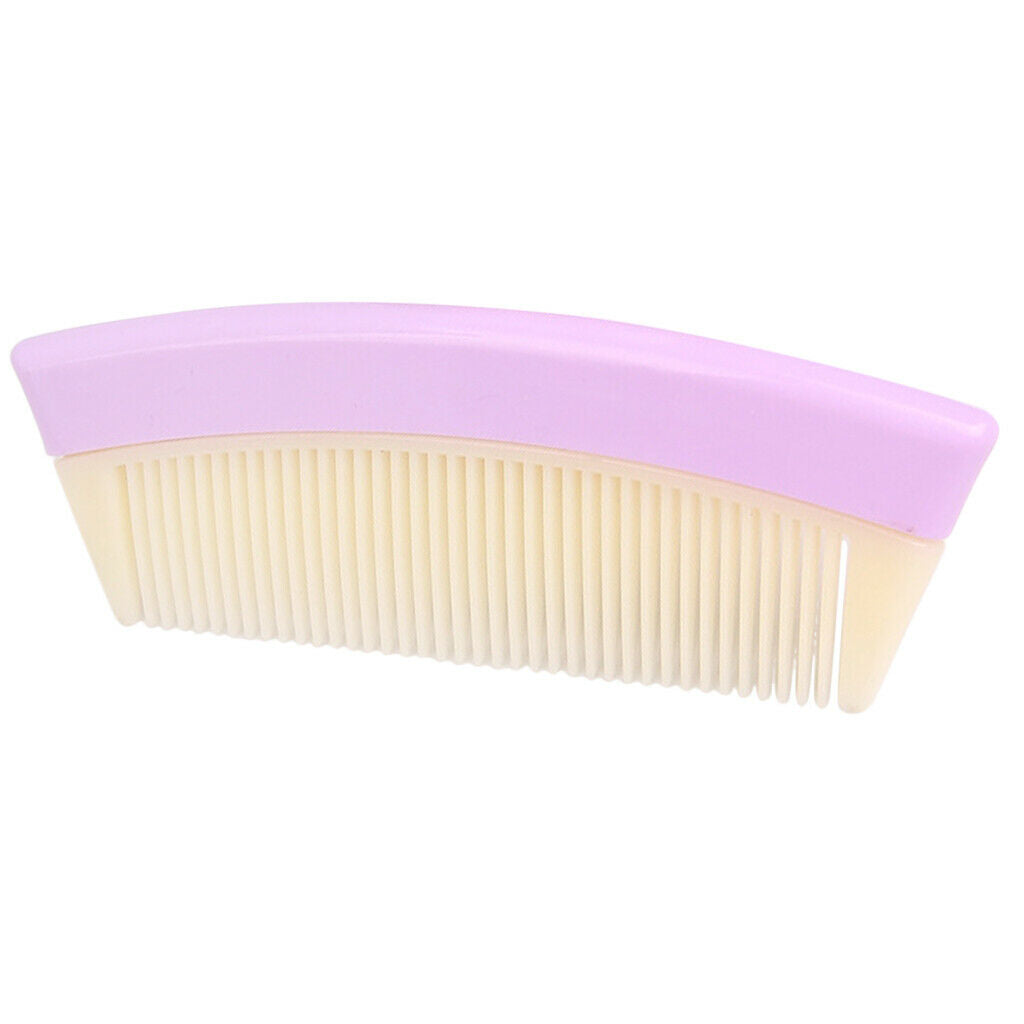 Travel Pocket Fine Tooth Detangling Hair Comb Anti-static Comb Purple