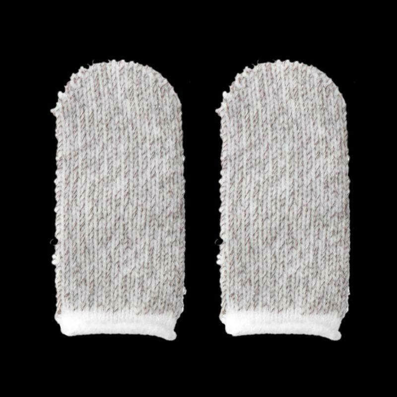 1Pair Mini Breathable Sweatproof Mobile Finger Stall Ultra Thin Finger Cots Game