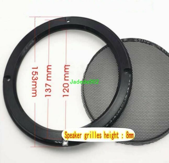 2pcs 5"inch speaker grille Car Audio protection cover Decorative circle 153mm