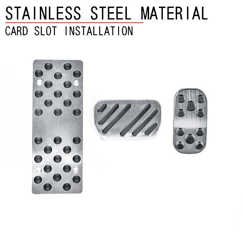 Car Aluminum Accelerator Pedal Brake Pedal Foot Pedal Interior Decoration foH2O6