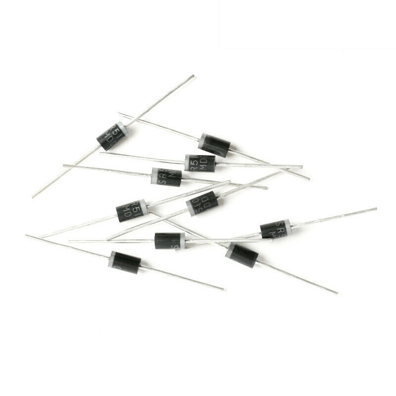 10pcs DIP SR5100 DO-201AD Schottky diode 100V/5A Semiconductors Rectifiers