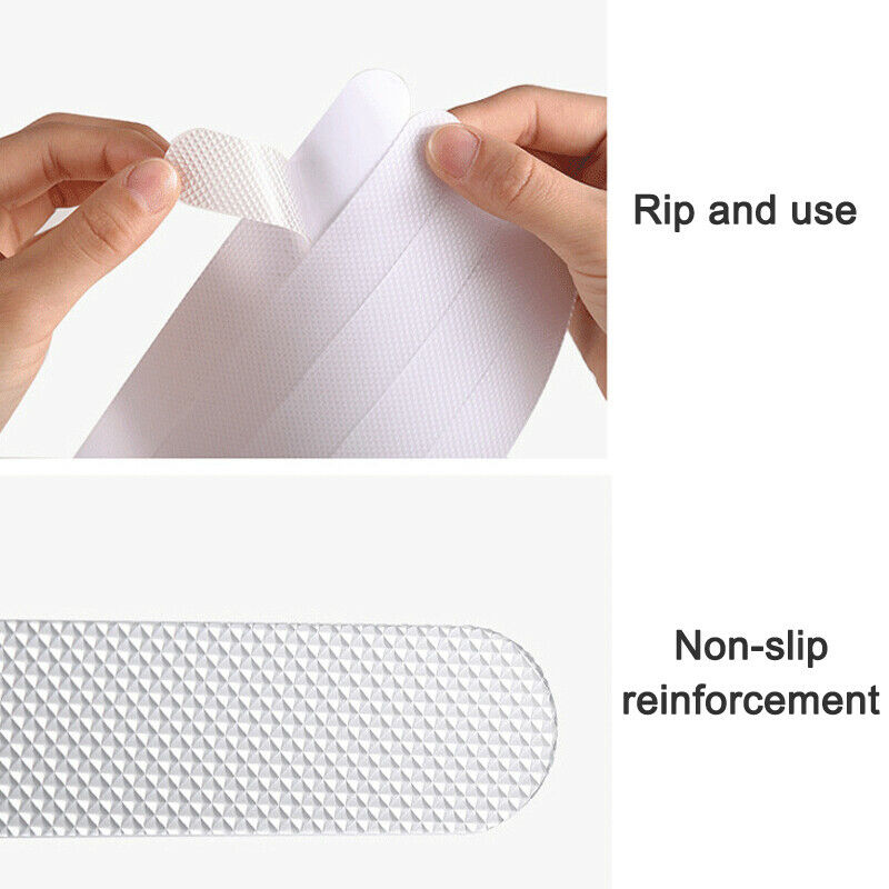 Bathroom Non-Slip Stickers Shower Strip Floor Mat Safety Tape Bathroom Mat New