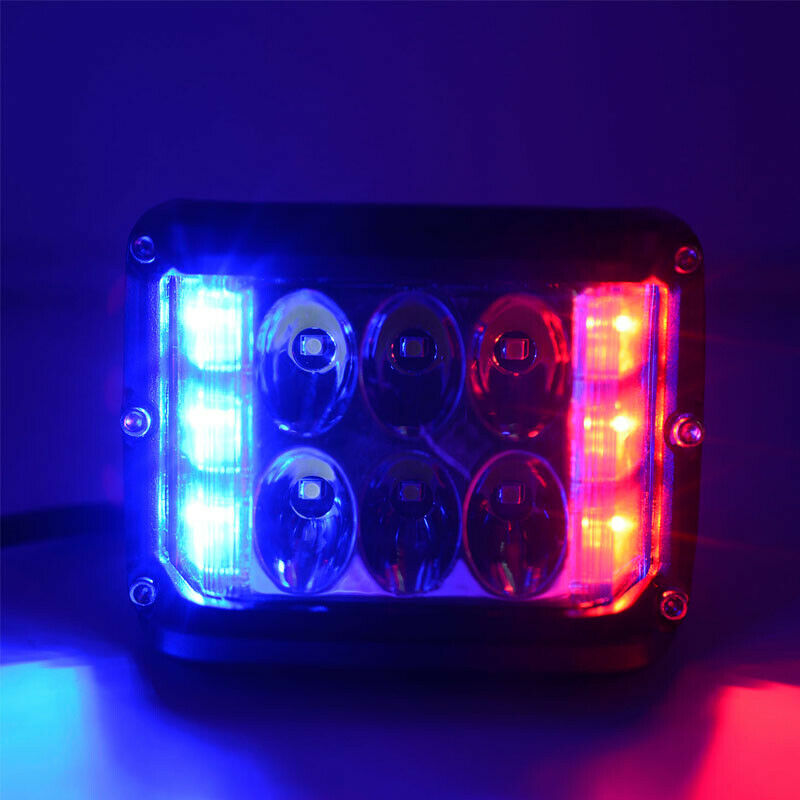 Motorcycle ATV Car SUV Dustproof Heat Dissipation LED Metal Headlight Spot Light