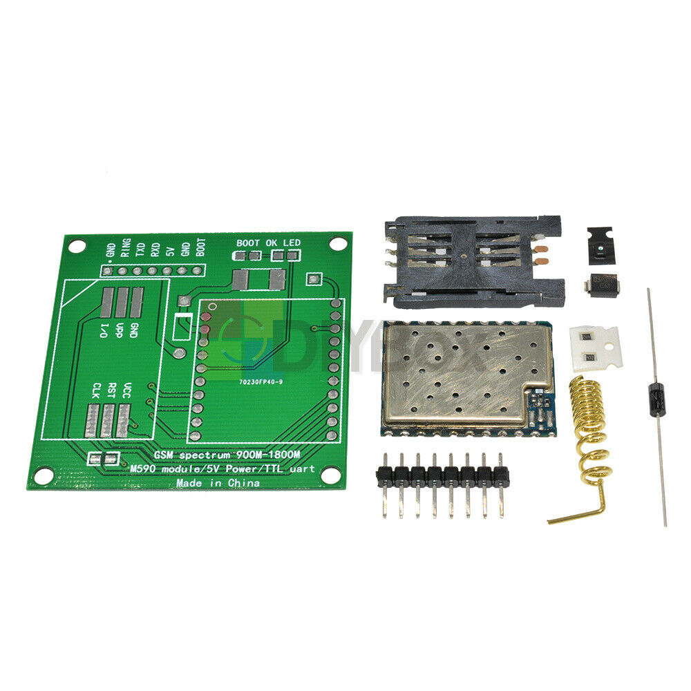 M590E GSM GPRS Module 900m-1800m Sms The Message DIY kit M590 Sms CPU MCU F/ TTL