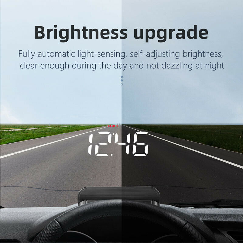 Auto Car High-definition HUD Head up Display M5 Projector KM/H MPH RPM Colock