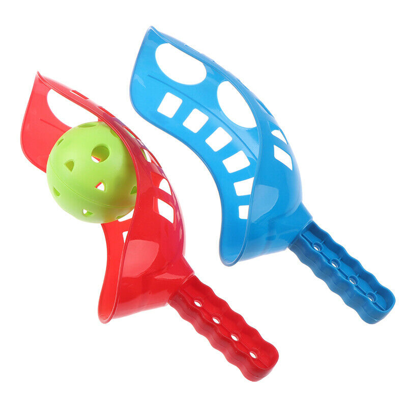 Scoop Ball Set Catching Game Trackball Sport Lacrosse Racket Game Toys KidsS Kt