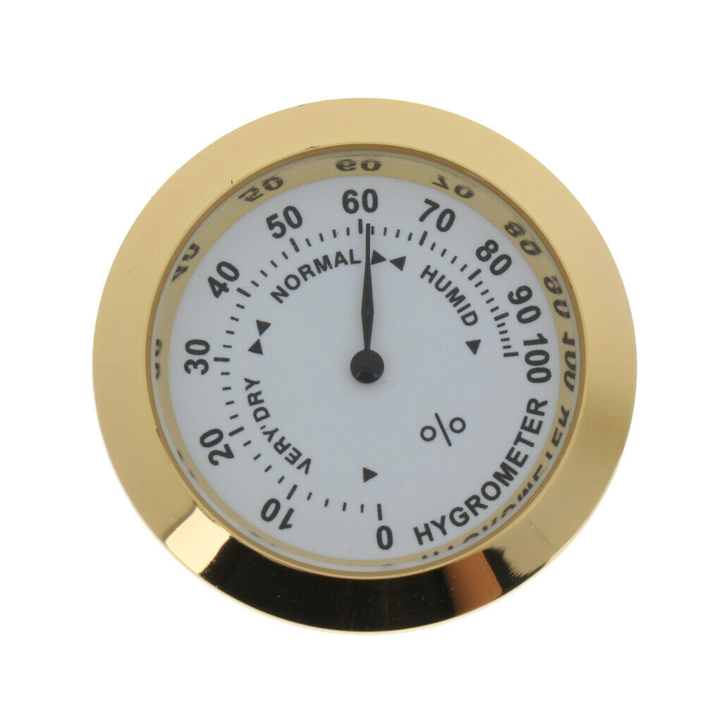 Metal Guitars Hygrometer Humidity Meter for Acoustic/Wood Guitar Parts