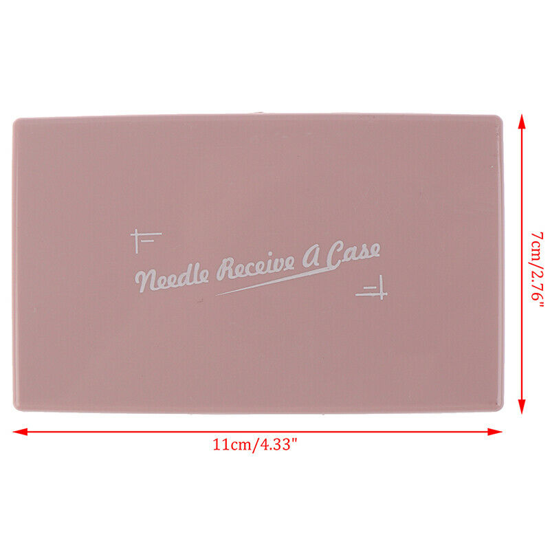 Magnetic Needle Storage Box Manual Insert Needle Embroidery Organizer Cont.l8