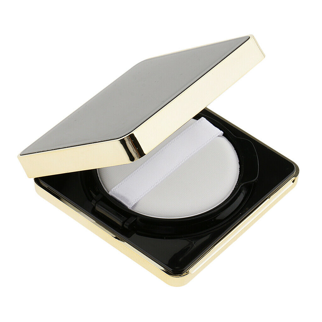 2 Square Empty Luxurious Portable Air Cushion Puff Makeup DIY Container Case