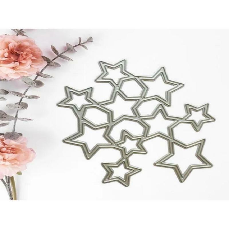 Stars Metal Cutting Dies DIY Scrapbooking Paper Stamping cards craft Decor