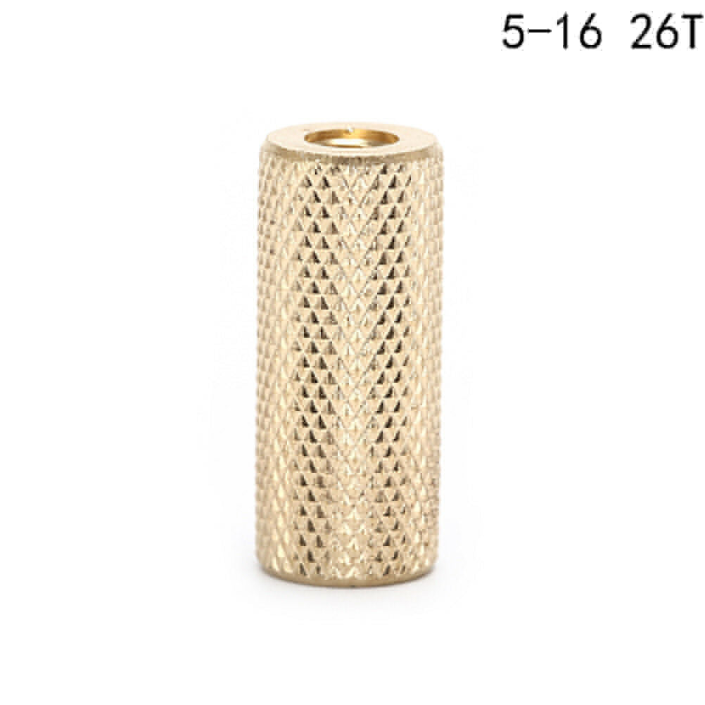Solid Brass Adaptor 5/16" 26T Gun Cleaning Brush Accessories High Quality