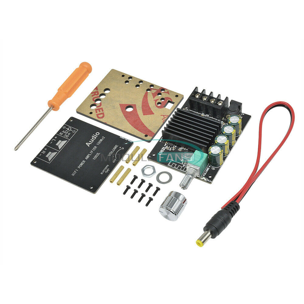 TPA3116 Mini 5.0 Bluetooth 2x100W High Power Amplifier Board Adjustable Button
