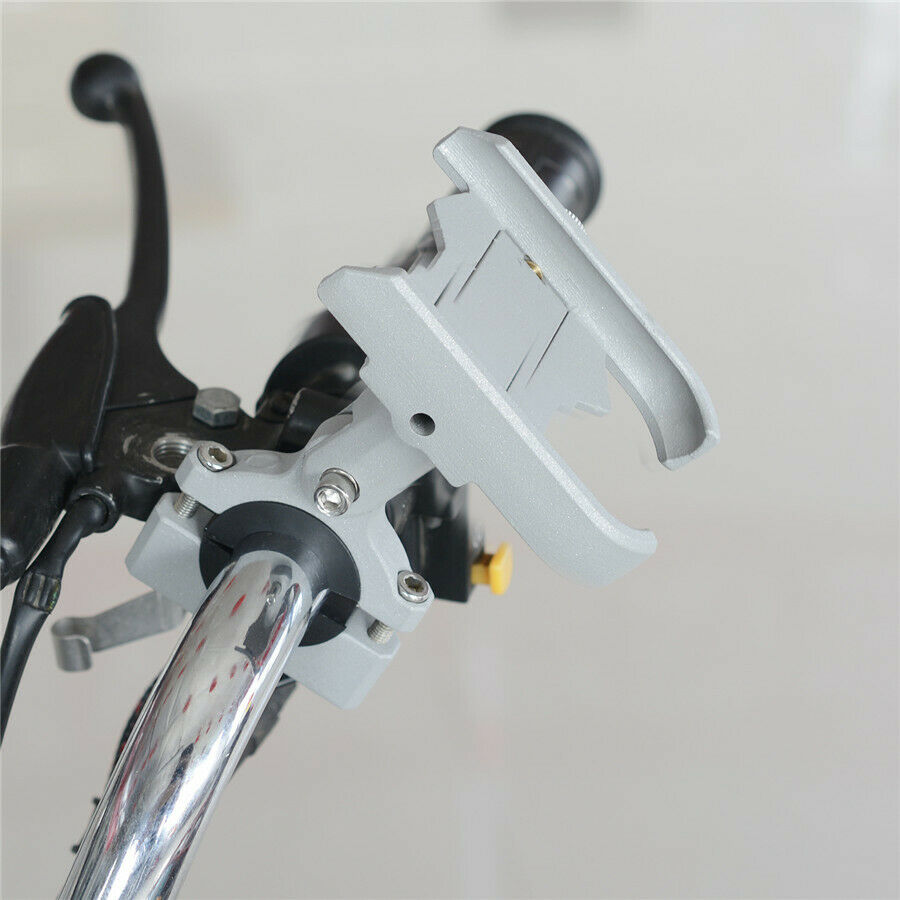 Motorcycle double anti-theft lock mobile phone bracket 360° rotating bracket