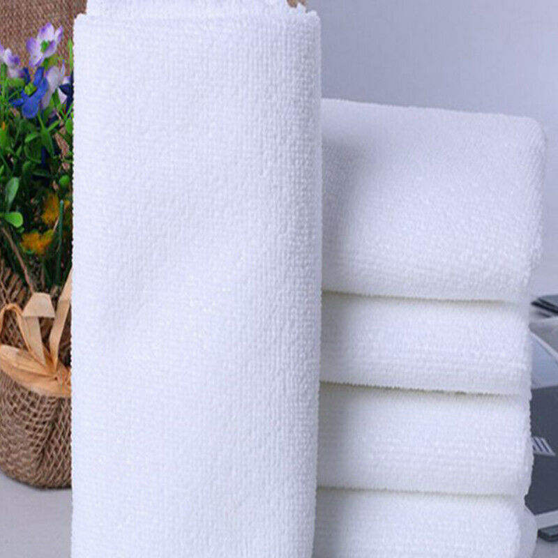 1pc White Cotton Bath Towel Beauty Sheet Foot Massage Sauna Shower Tow YU.l8