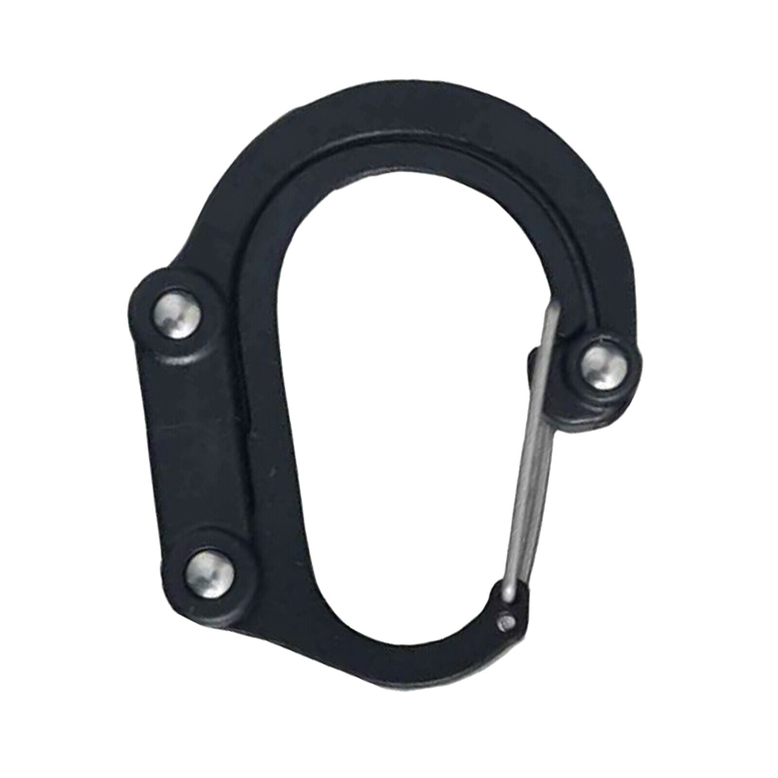 Alloy Carabiner Clip & Hook for Purse Shopping Bag Hanging Lock Buckle Hanger -