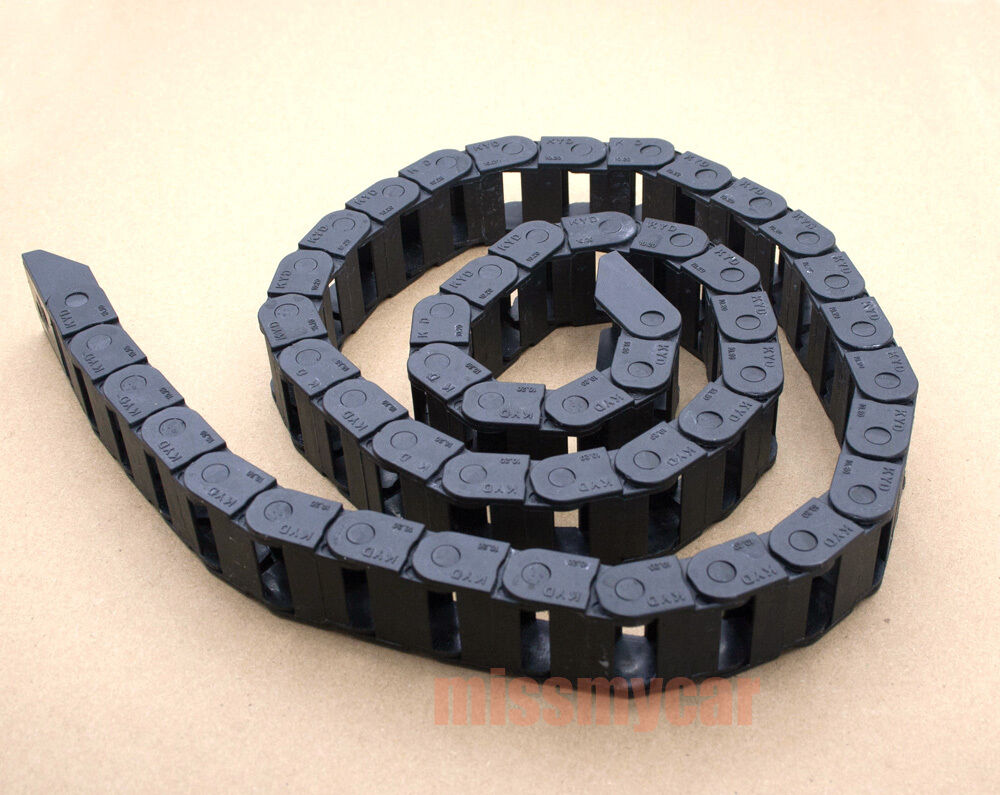 1 Cable drag chain wire carrier R55 25*77mm 1000mm (40") [M1]