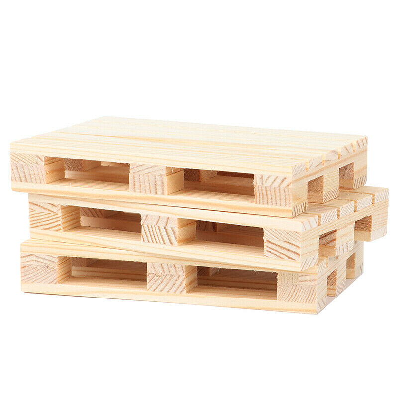 New Mini Wooden Pallet Beverage Coasters Insulation Pad Cup Coaster Pot M.l8