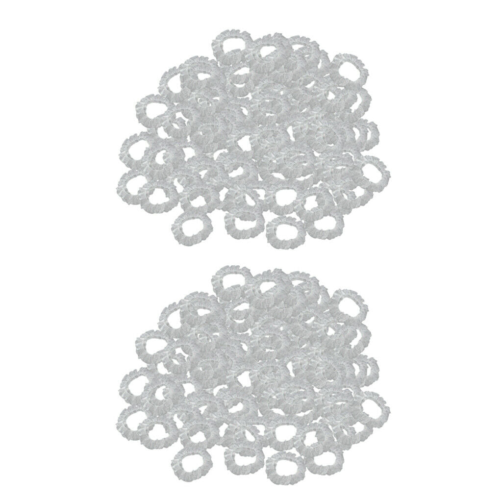 200Pcs Disposable Steering Wheel Covers Elastic Anti-dust Clear Cover for