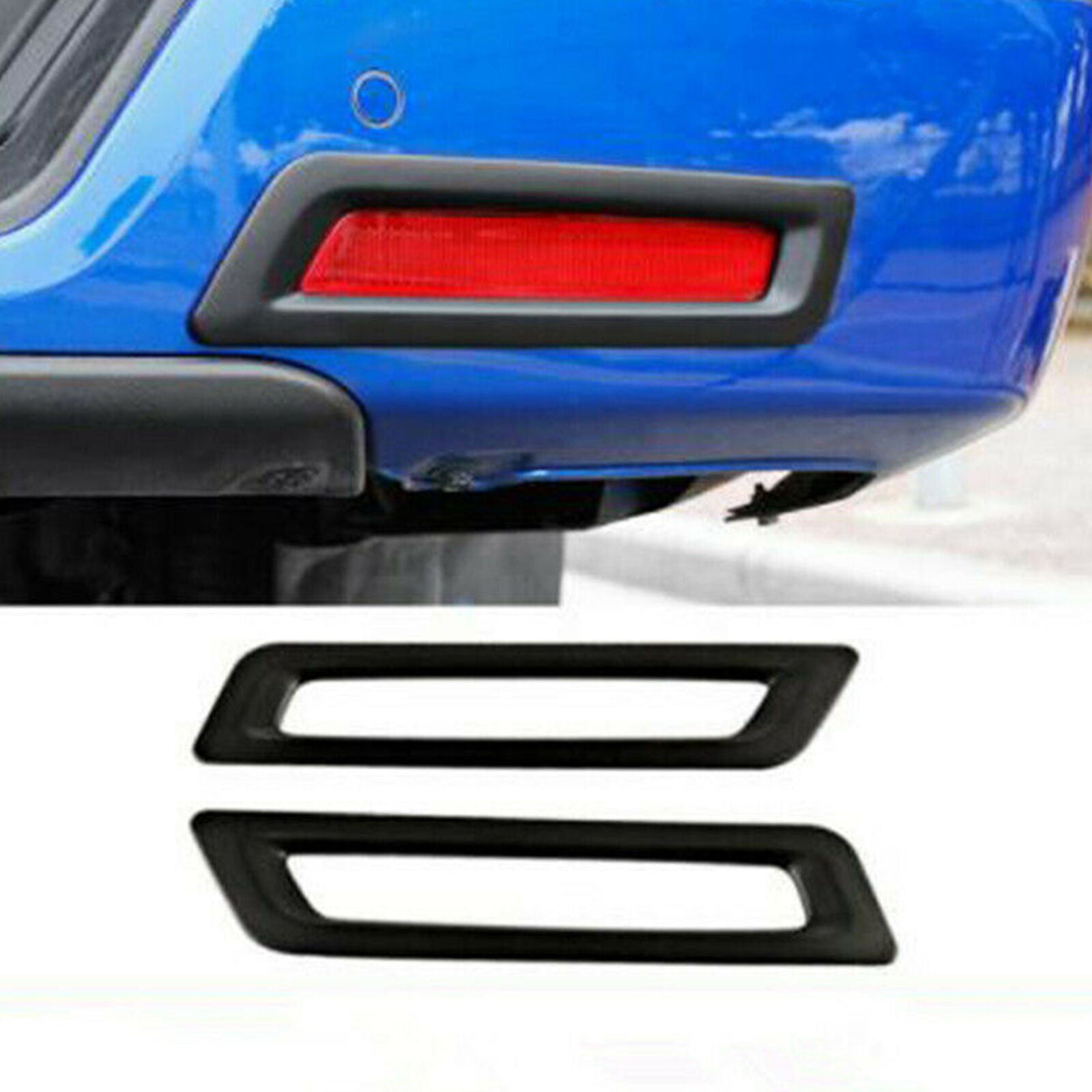 Matte Black Rear Fog Lamp Bumper Light Cover Trim For GWM Cannon Ute 2020 2021