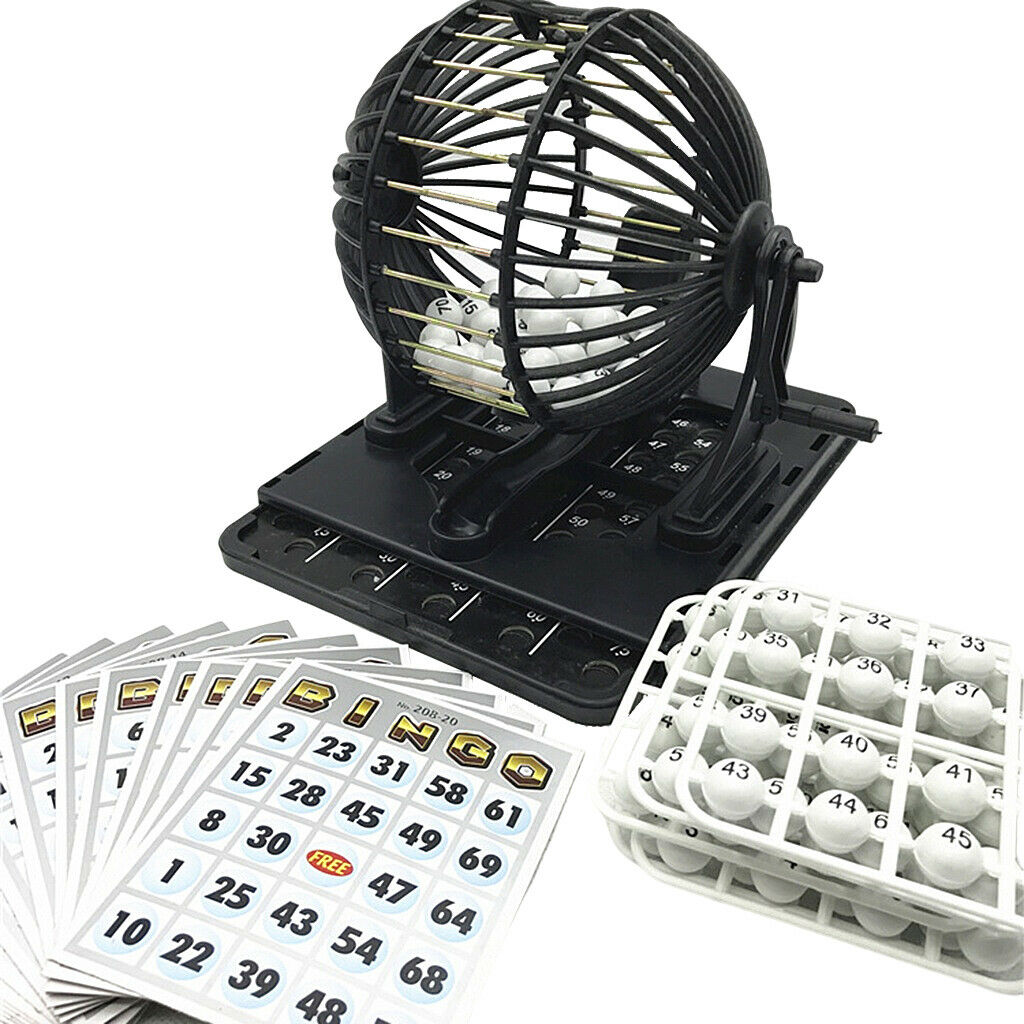 Reusable Bingo Neo Bingo Lotto Machine for Friend Home Party Entertainment