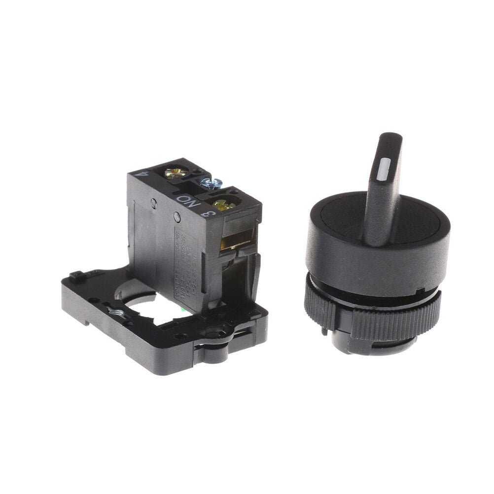 On/Off 2Position Rotary Select Selector Switch 1 NO 10A 600V AC XB2-ED21 EJ WF