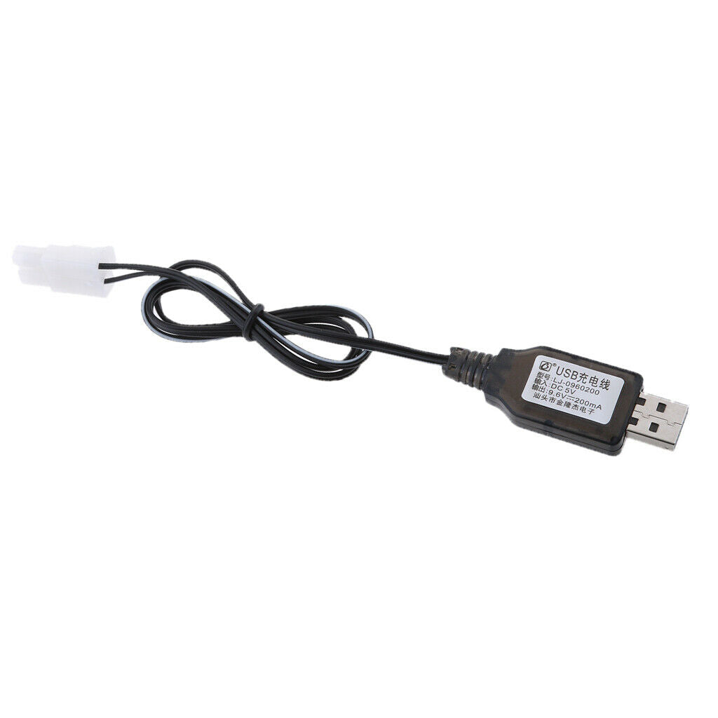 Universal 9.6V USB to L6.2-2P Female Plug NI-MH/Cd Battery Charging Adaptor