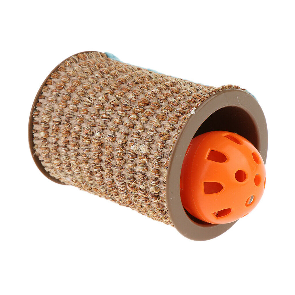 Scraped Sisal Rope Roller Rod, Reduced Destructive Scratch Behavior