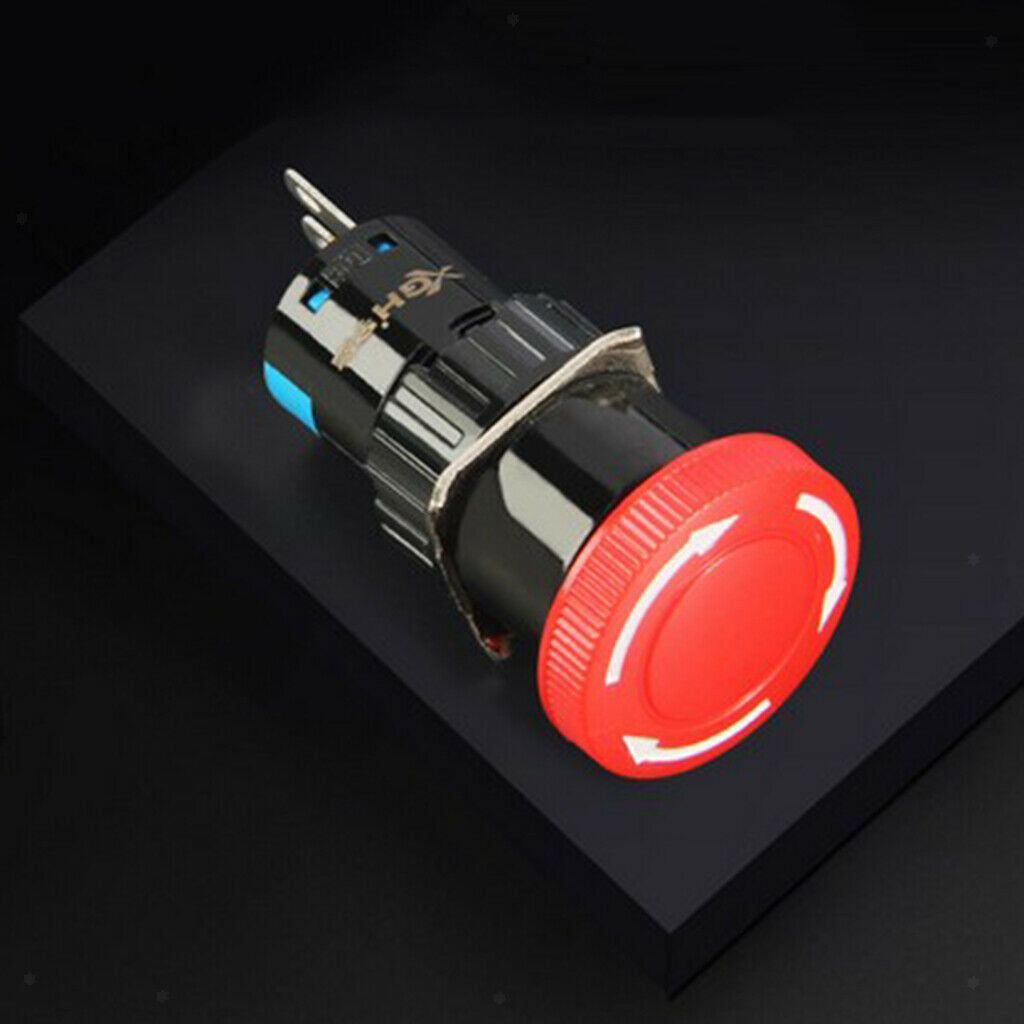 Latching Emergency Stop Push Button Switch Mushroom Emergency Stop Button