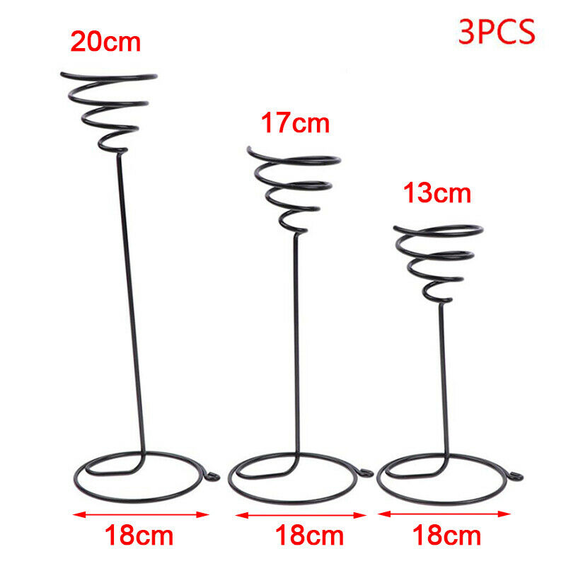 3Pcs Metal Air Pineapple Stand Base Plant Flower Rack Holder Home Balcony.l8