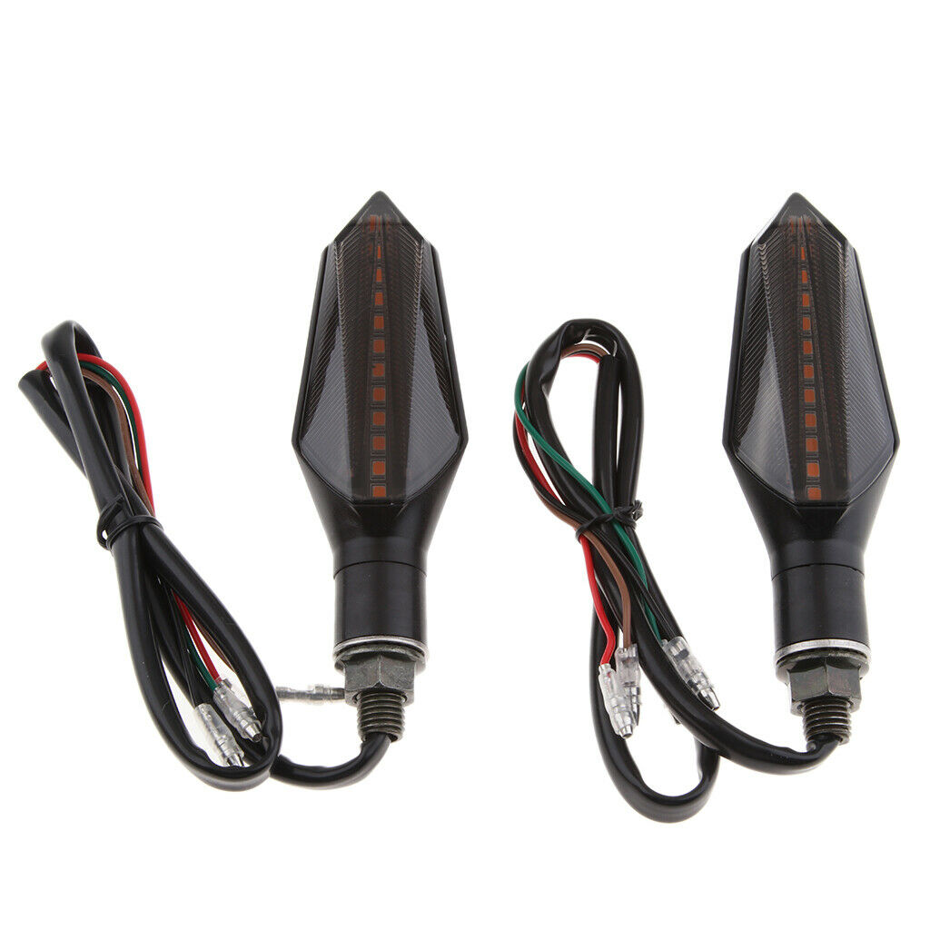 Daytime Running Lights LED High Brightness for Motorcycles ABS Plastic White