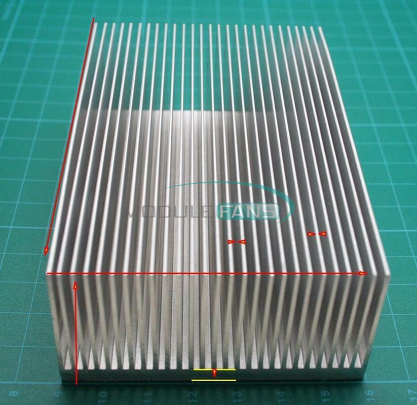 100*69*36mm Heatsink Aluminum Heat Sink Fit For LED Transistor IC Module Power M