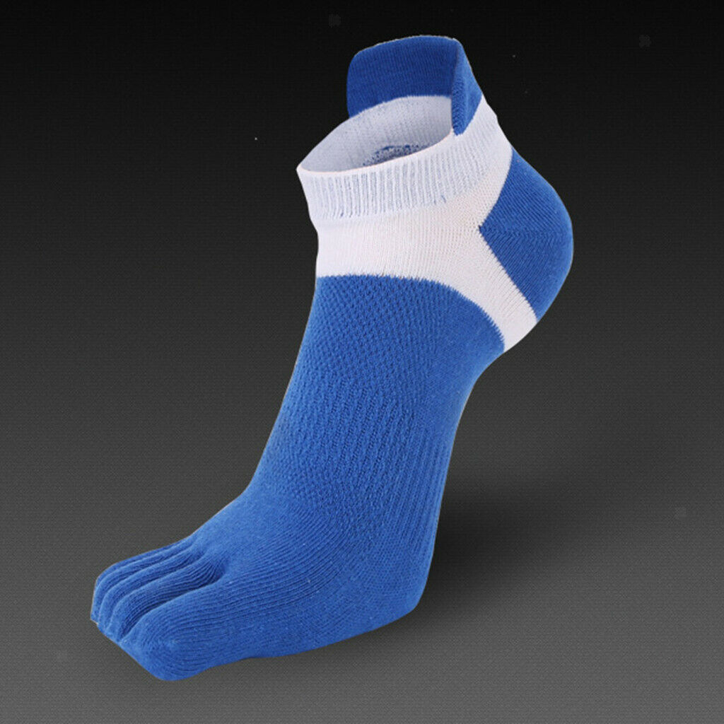 2 Pairs Soft Cotton Low Cut Toe Socks No Show Athletic Socks Casual Hosiery