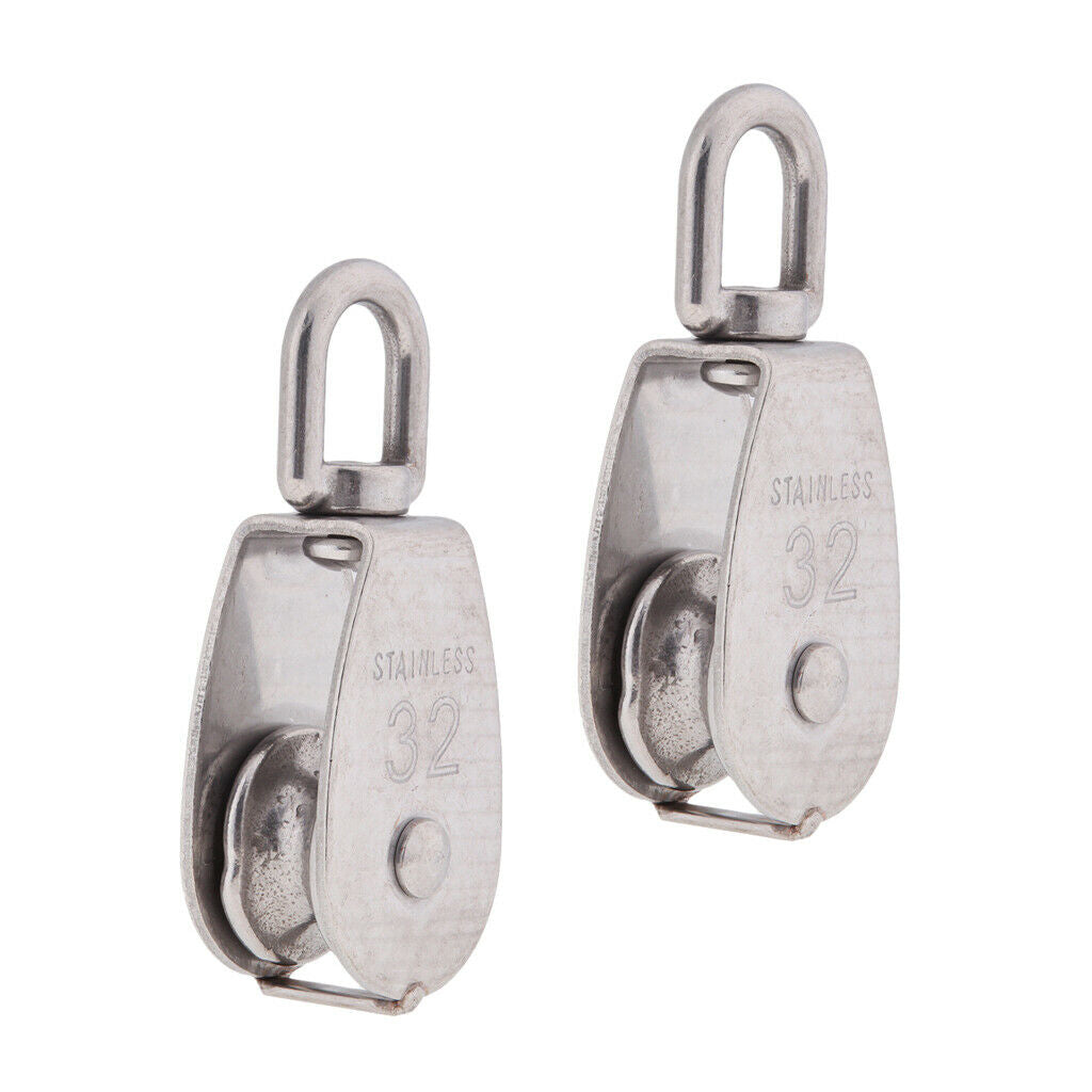 2 X Single Block And Tackle Crane Hook Block Block And Tackle Lifting Crane
