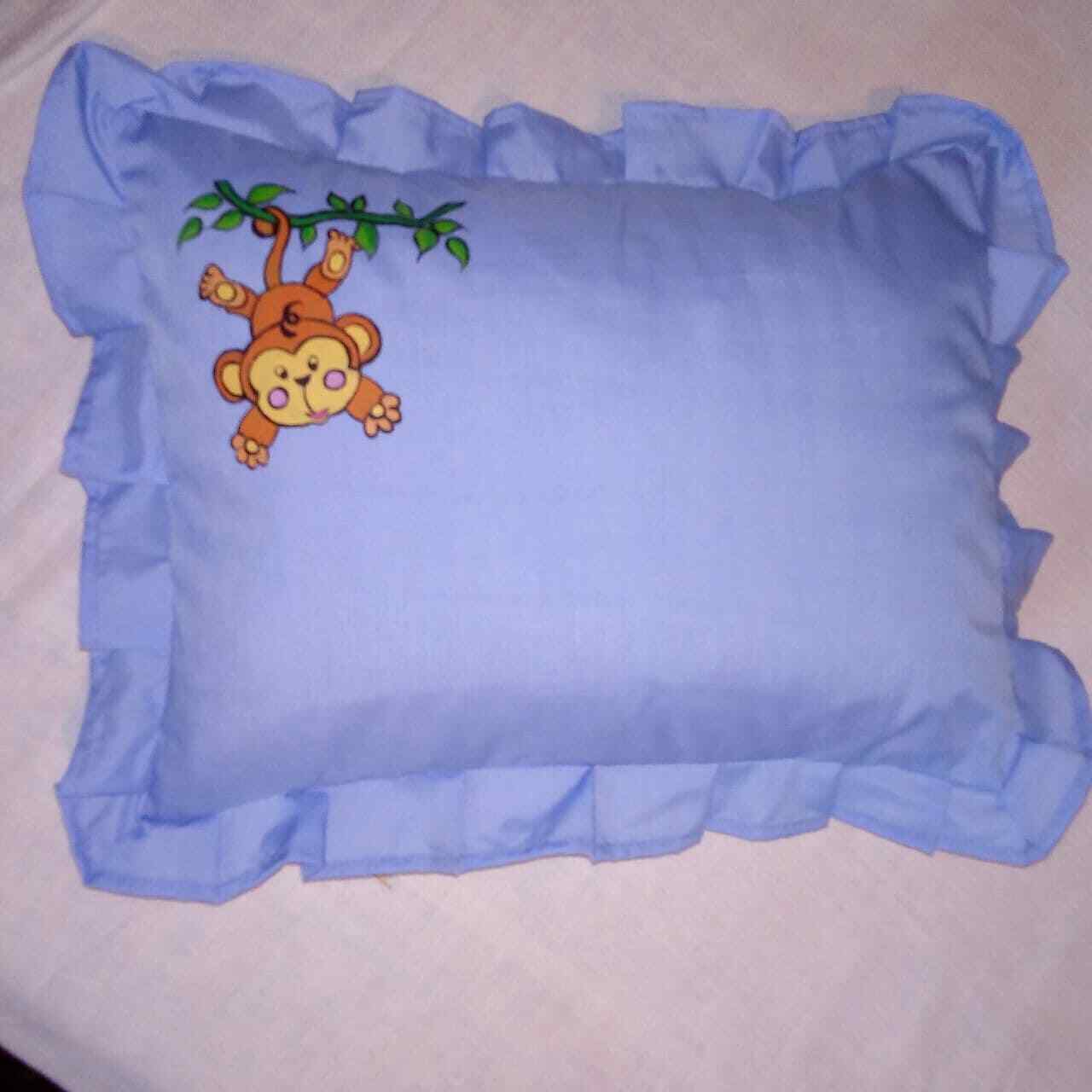 Eco Friendly  Kids  Baby Boy Girl Blue Pillow Cases  Reusable Handmade Fabric
